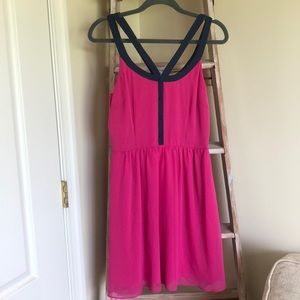 Lauren Conrad pink cocktail dress